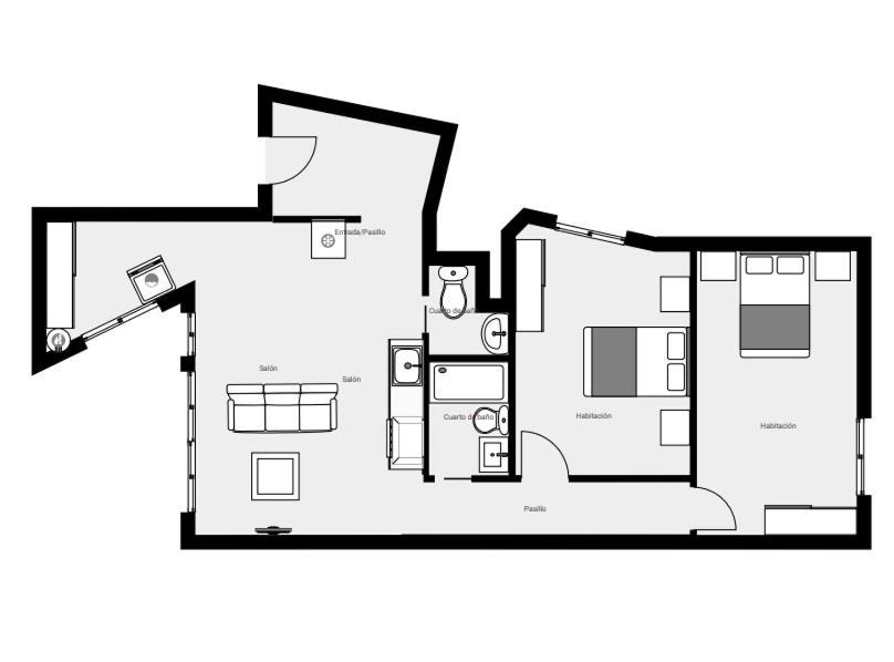 Alameda Colon By Hdc Apartments Malaga Ngoại thất bức ảnh